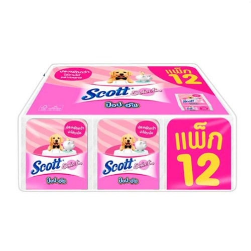 SCOTT กระดาษชำระป๊อปอัพ สก๊อตต์ ซีเลคท์ 50 แผ่น (12ห่อ/แพ็ค)