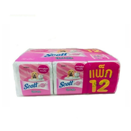 SCOTT กระดาษชำระป๊อปอัพ สก๊อตต์ ซีเลคท์ 50 แผ่น (12ห่อ/แพ็ค)