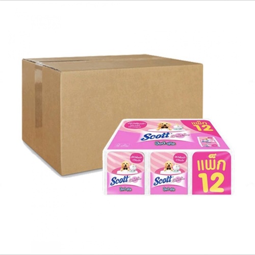 SCOTT กระดาษชำระป๊อปอัพ สก๊อตต์ ซีเลคท์ 50 แผ่น (12ห่อ/แพ็ค)
