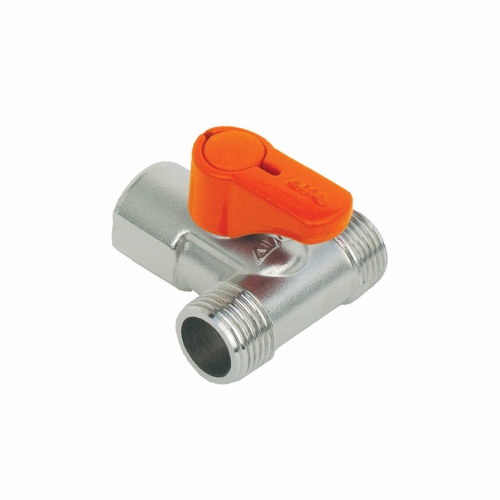 ANA มินิบอลวาล์วทองเหลือง 3 ทาง (ผมผ) 1/2 รุ่น MV113MFM