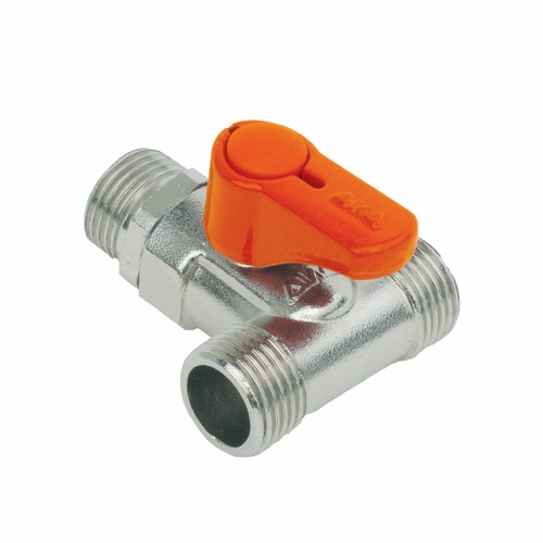 ANA มินิบอลวาล์วทองเหลือง 3 ทาง (ผผผ) 1/2 รุ่น MV113มมM