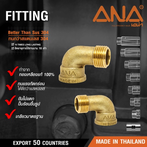 ដំណបំពង់ទីបកោង M/F ANA 1/2