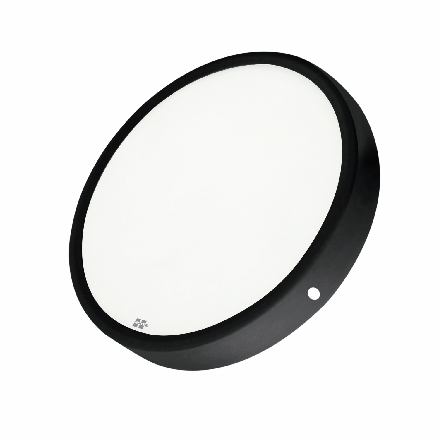 HI-TEK โคมพาแนล LED ทรงกลม 18W แบบติดลอย รุ่นHFLEPS18WB แสงนวล สีดำ