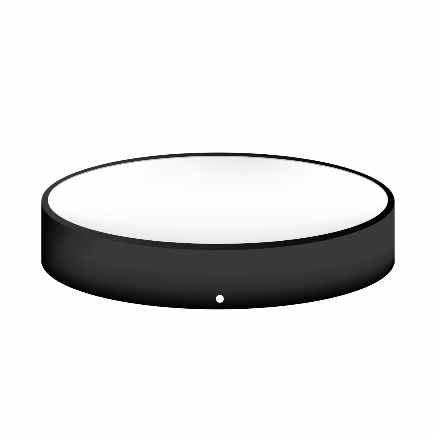 HI-TEK โคมพาแนล LED ทรงกลม 18W แบบติดลอย รุ่นHFLEPS18WB แสงนวล สีดำ