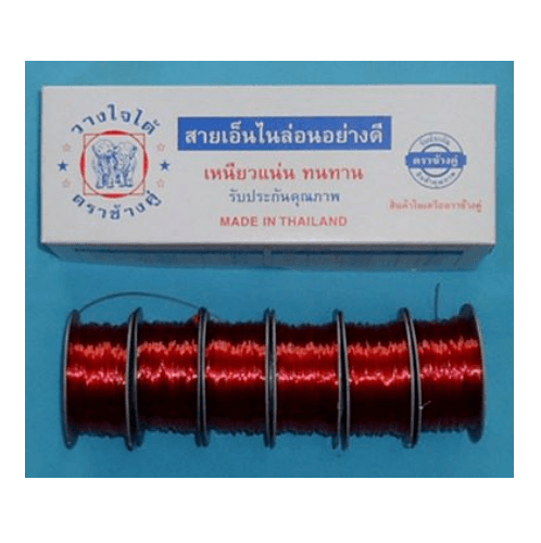 ខ្សែនីឡុង ពណ៌ក្រហម No.100