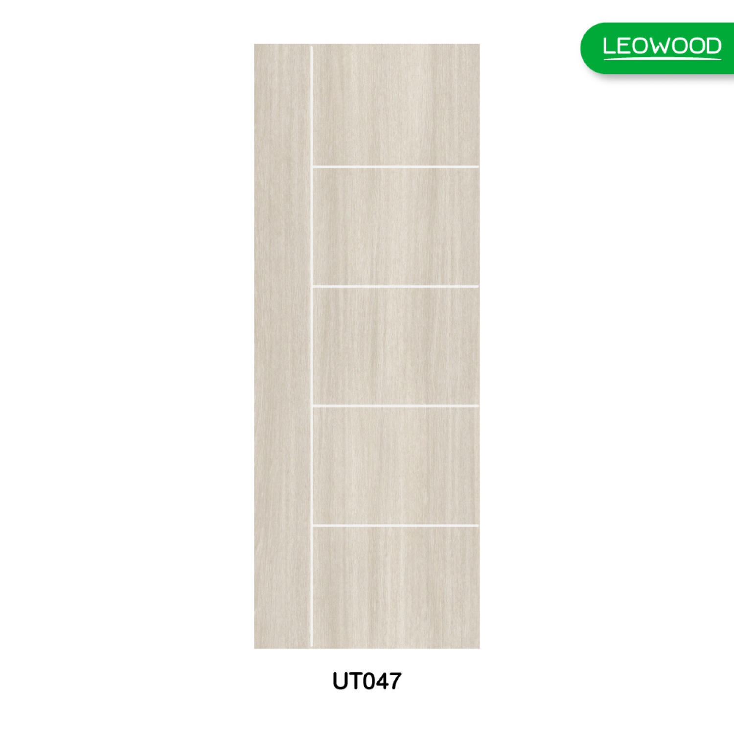 LEOWOOD ประตู UPVC สี Tango ลาย 04 ขนาด 70x200 ซ.ม.