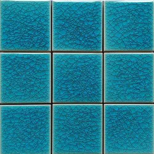 KERATILES กระเบื้องสระว่ายน้ำ 4x4 นิ้ว รุ่น KT449019 ฟ้าใส (90P)