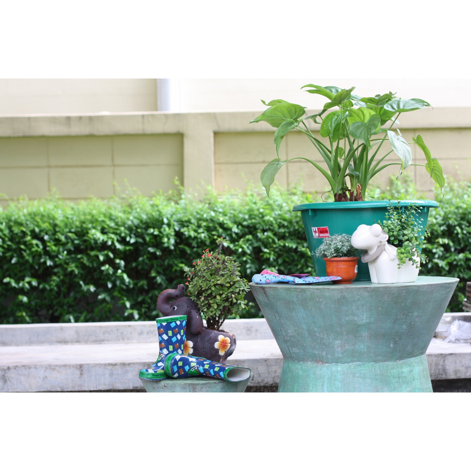 UP กะละมังหูเหล็ก ขนาด 54x28 ซม. รุ่น E08B-NS6B สีดำ