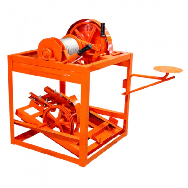 MARTON ลิฟท์ยกกระป๋องปูน (รุ่นใหญ่) 12กระป๋อง พร้อมมอเตอร์ MARTON 3 HP 2 สาย