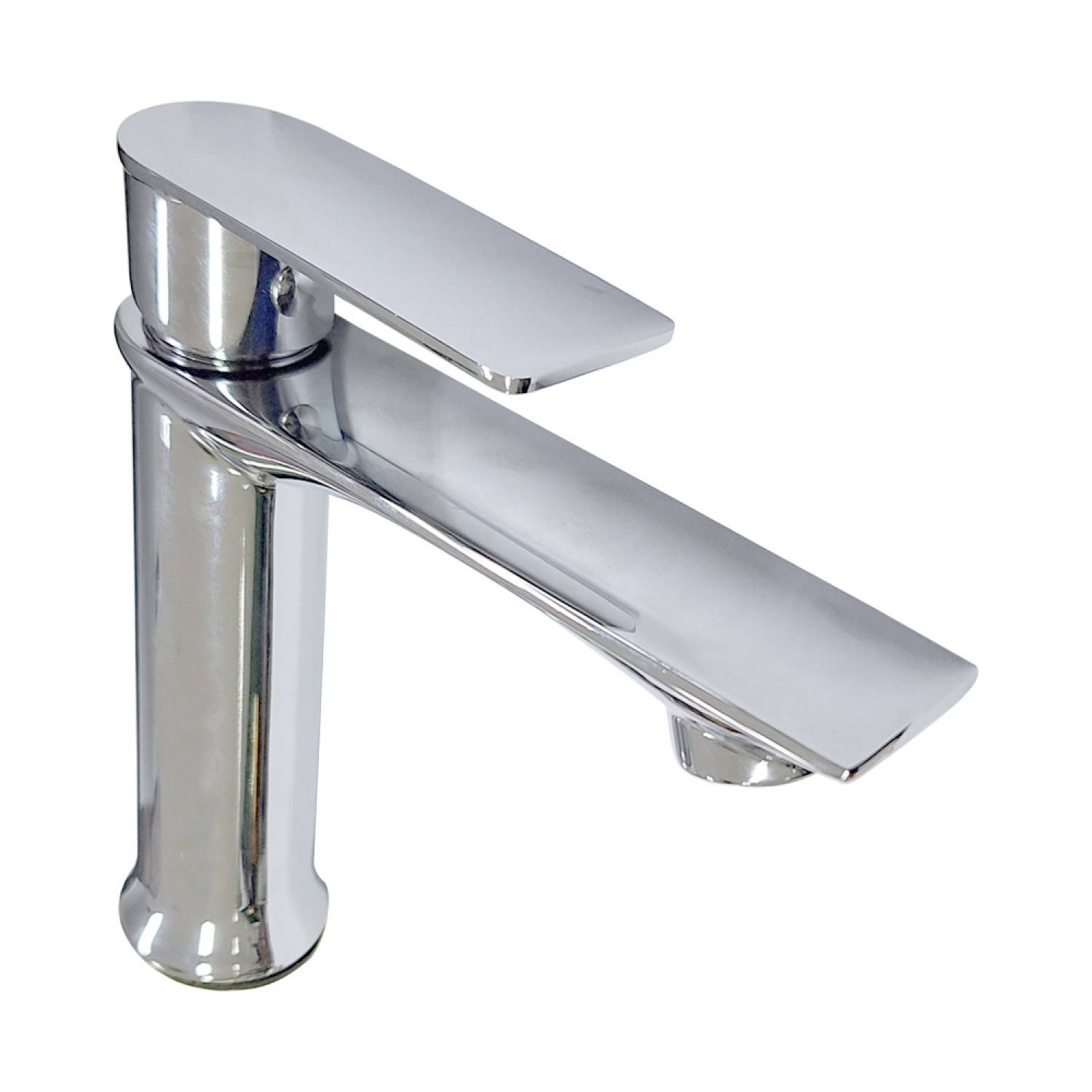 VEGARR ก๊อกอ่างยกตัวกลาง ทรงสูง งวงเหลี่ยม ชุบโครเมี่ยม V3202