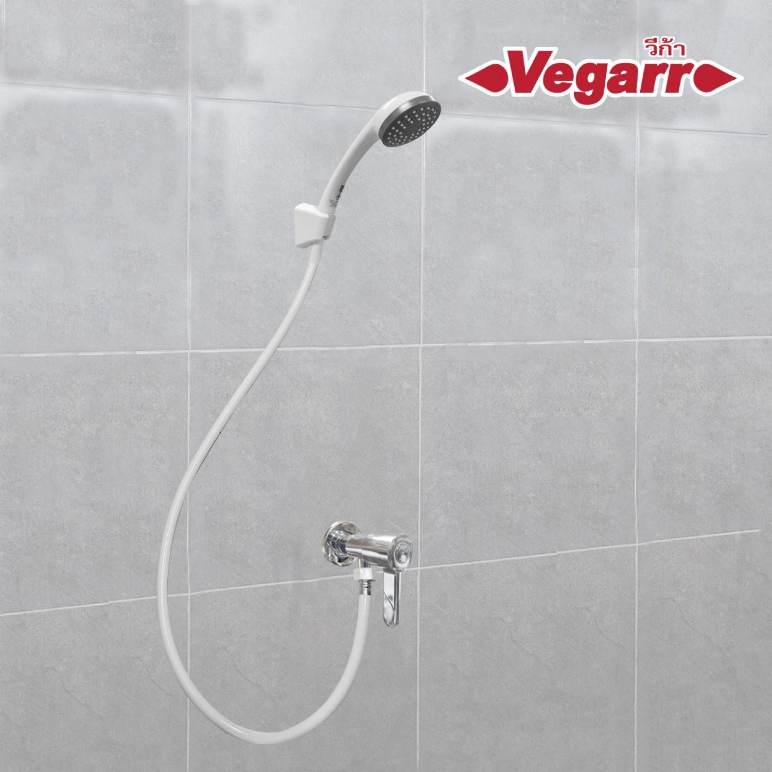 VEGARR ชุดฝักบัวสีสุขภัณฑ์ ครบชุด S-V191G/726