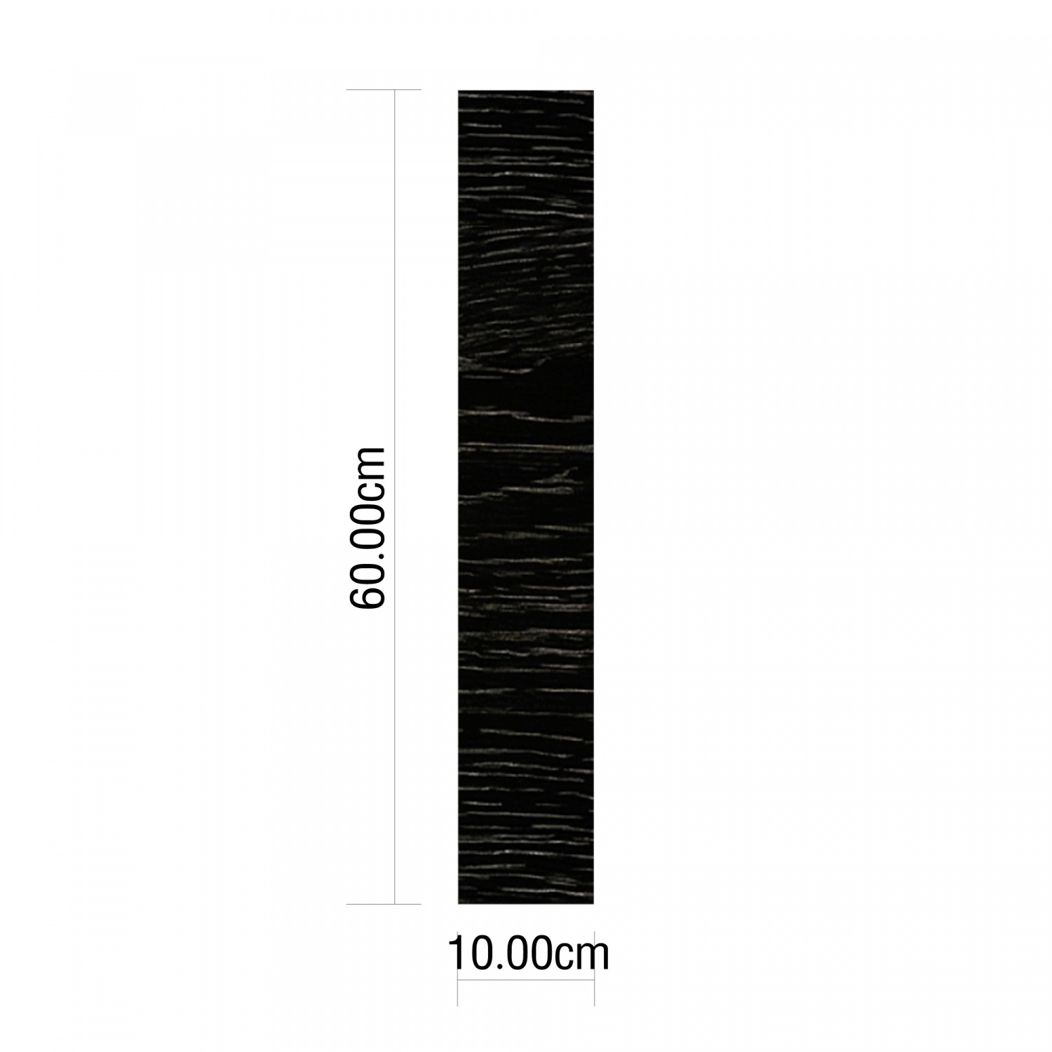 KITZCHO แผ่นไม้บิ้วท์เข้ามุมตู้แขวน KEM-LUR-X-CB-6010X-DO สีดาร์คโอ๊ค