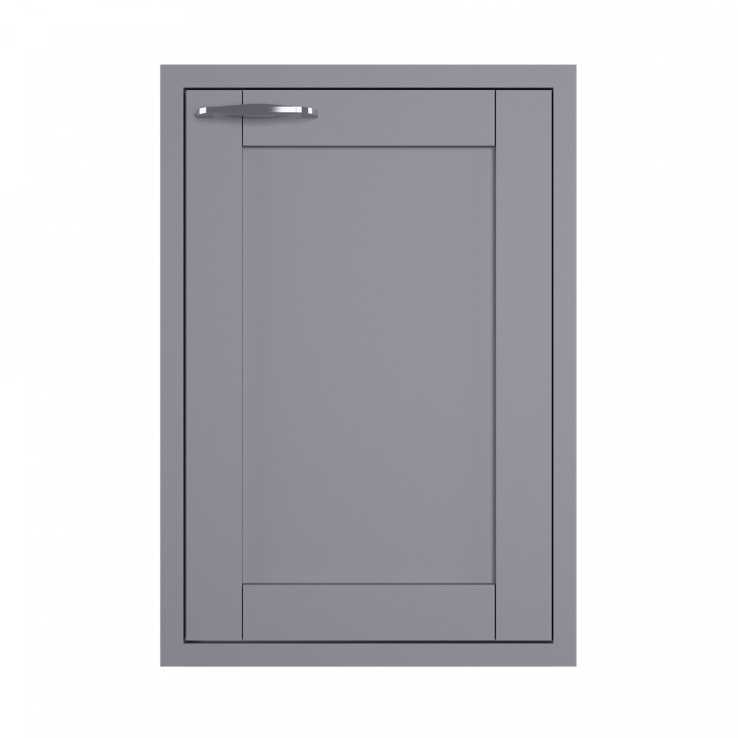 KITZCHO บานซิงค์เดี่ยวบานทึบ KEC-ZOR-S-FL-6040X-GY สีเทา