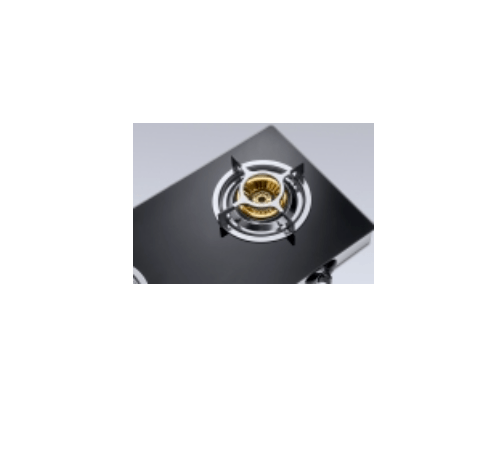 MEX เตาแก๊สตั้งโต๊ะหน้ากระจก 2 หัวเตาทองเหลือง  PCM1608