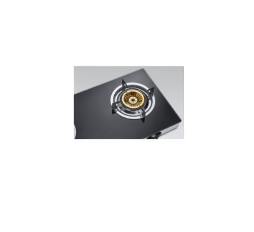 MEX เตาแก๊สตั้งโต๊ะหน้ากระจก 2 หัวเตาทองเหลือง  PCM1608