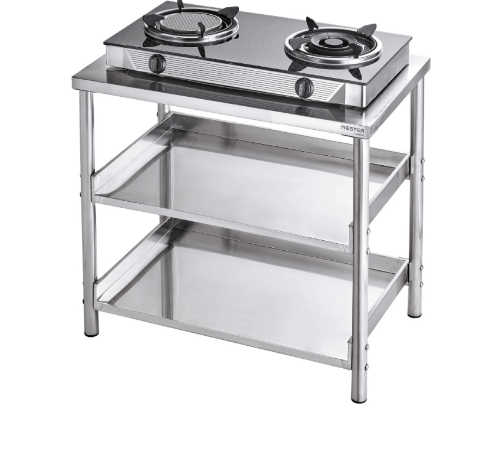 MEX MESTER  โต๊ะวางเตาแก๊สสเตนเลส ขนาด 80x50x71 ซม. รุ่น SH8071-1