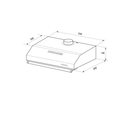 MEX ชุดเซ็ทเครื่องดูดควัน 2950X60 + เตาแม่เหล็กไฟฟ้า HI232N