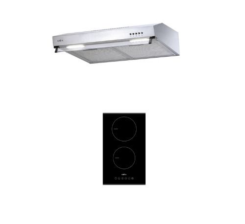 MEX ชุดเซ็ทเครื่องดูดควัน 2950X60 + เตาแม่เหล็กไฟฟ้า HI232N