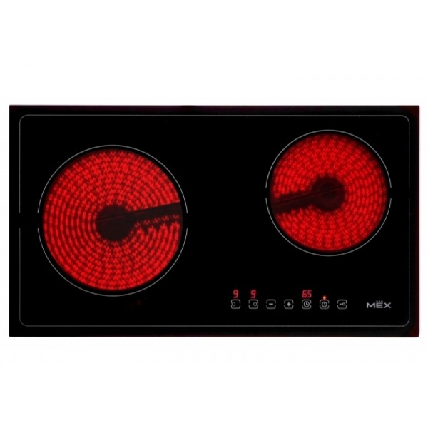 MEX ชุดเซ็ท เครื่องดูดควันมาตรฐานสเตนเลส สตีล 60 ซม.+ เตาไฟฟ้าฐานเซรามิก 