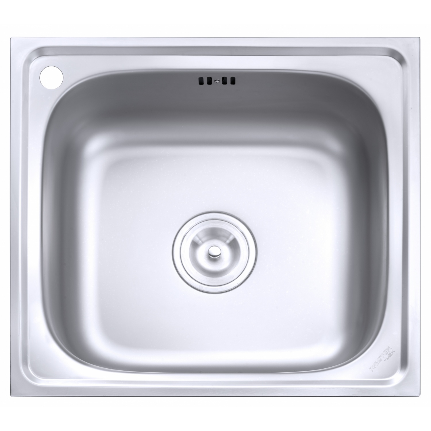 MEX อ่างล้างจาน 1 หลุม ไม่มีที่พัก รุ่น DSX48-NC ขนาด 48x43.5 ซม.สีสเตนเลส