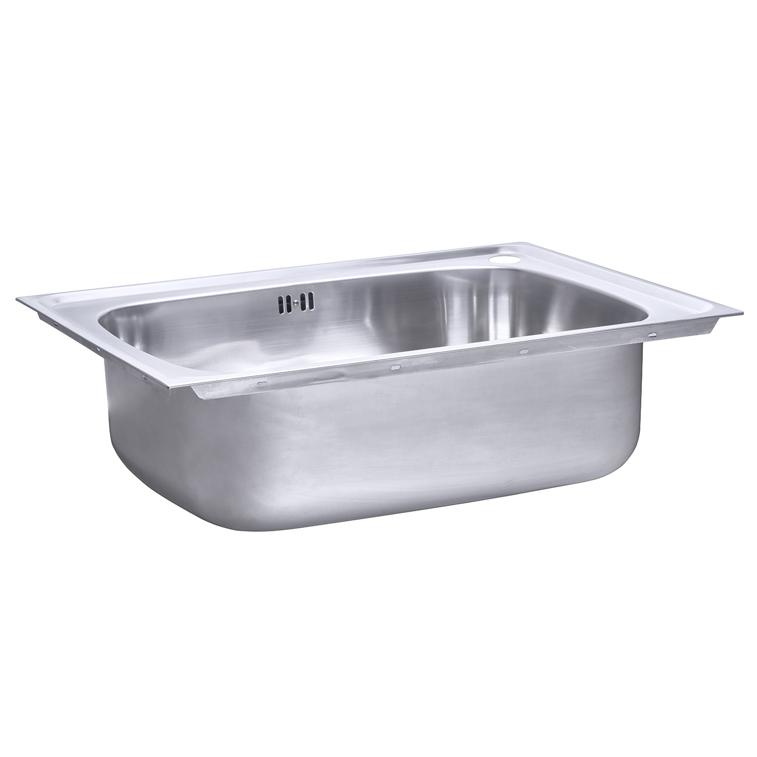 MEX อ่างล้างจาน 1 หลุม ไม่มีที่พัก รุ่น DSX65 ขนาด 65x48 ซม. สีสเตนเลส