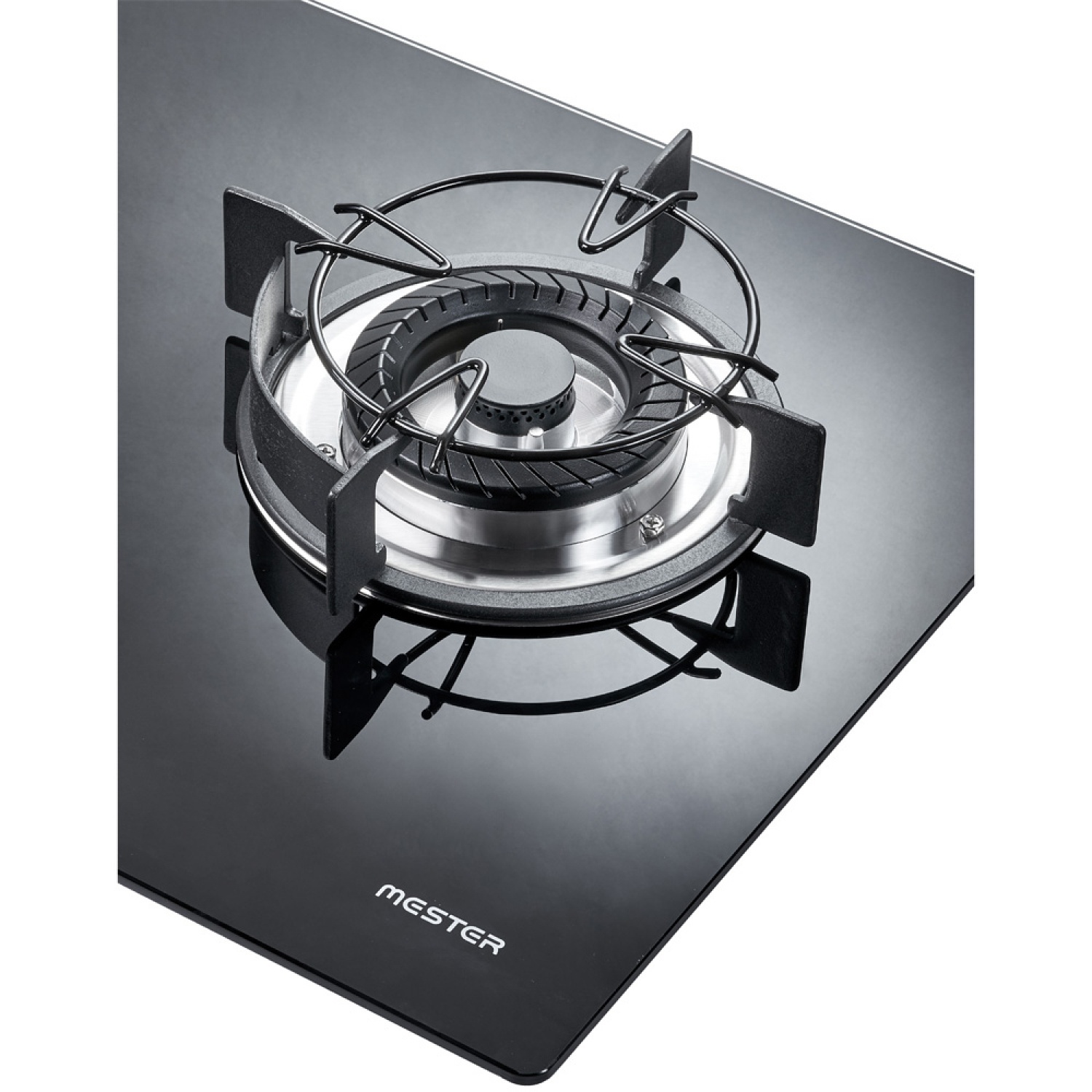 MESTER BY MEX เตาแก๊สแบบฝังหน้ากระจก 2 หัวเตา รุ่น  MV3732 สีดำ