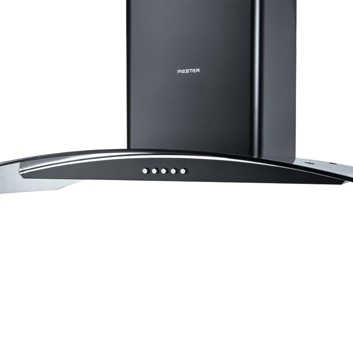 MEXเครื่องดูดควันกระโจมทรงกระจกโค้ง สีดำ รุ่น MC390BV	