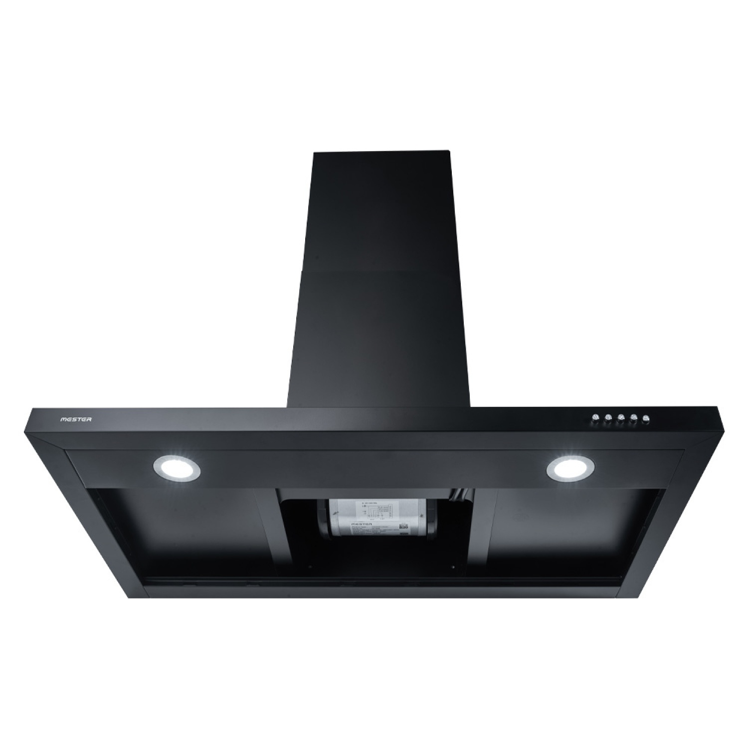 MEX MESTER เครื่องดูดควันกระโจมทรงกล่อง รุ่น MT390B สีดำ