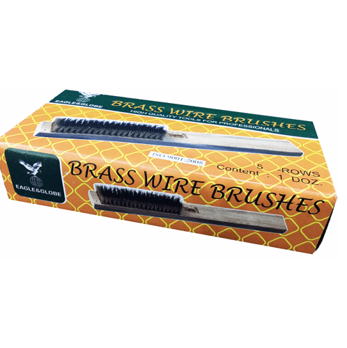 EAGLE แปรงลวดทองเหลือง ขนาด 7 แถว
