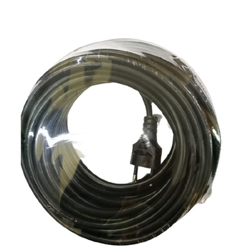 สายหล่อหัว VCT สายไฟ 2x1 มอก. ยาว 10 เมตร สีดำ |GlobalHouse สายหล่อหัว Vct สายไฟ 2X1 มอก. ยาว 10 เมตร สีดำ |Globalhouse