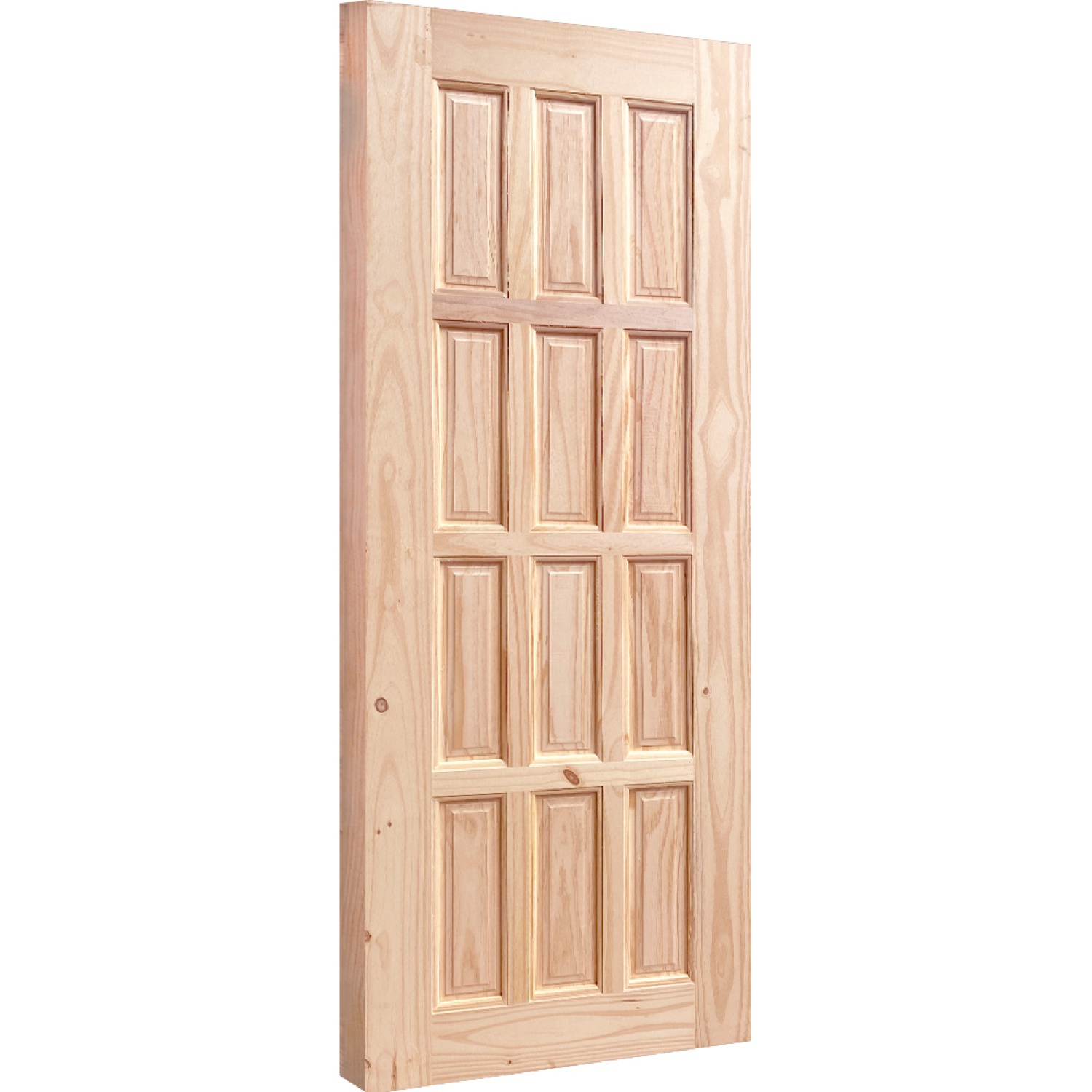 WINDOORS ประตูลวดลายไม้สนNz รุ่น CE-121  ขนาด 80x200 ซม.