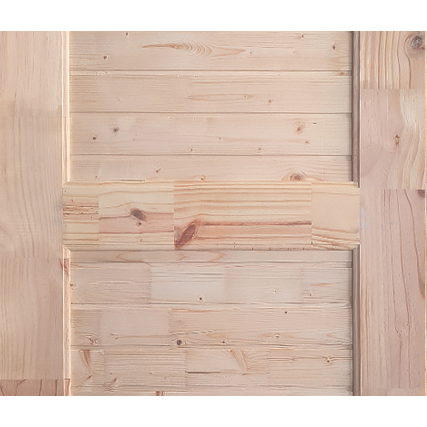 WINDOORS ประตูไม้สนNz ลวดลาย EXPO-79 ขนาด 90x200 ซม.