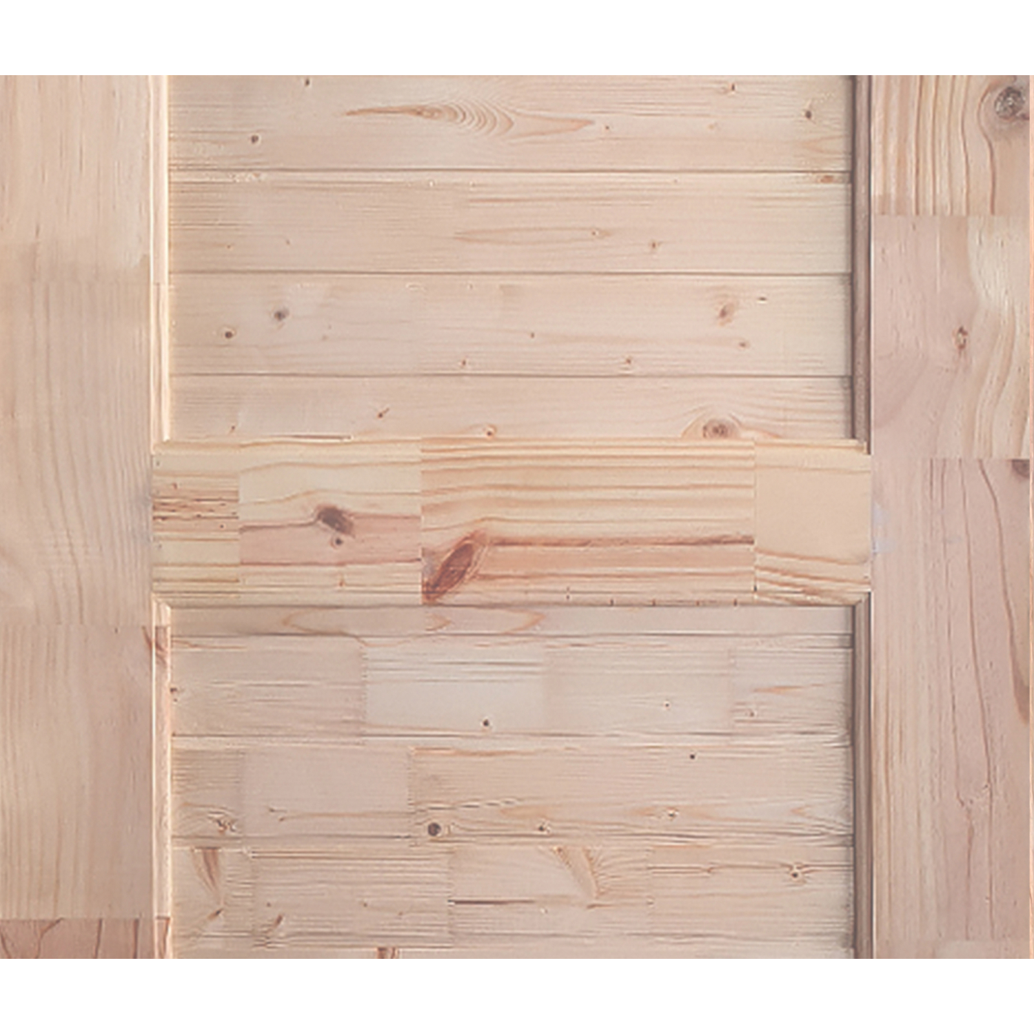 WINDOORS ประตูไม้สนNz ลวดลาย EXPO-79 ขนาด 100x200 ซม.