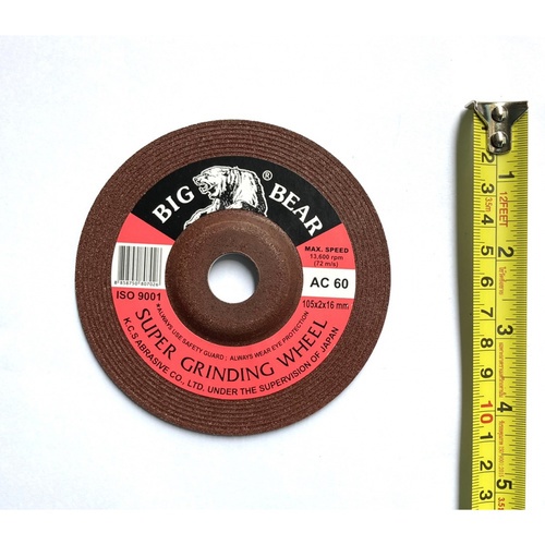 BIG BEAR แผ่นเจียร์เหล็ก ขนาด 4