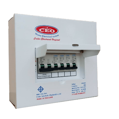 CEO ตู้คอนซูเมอร์สำเร็จ 4 ช่อง 63A