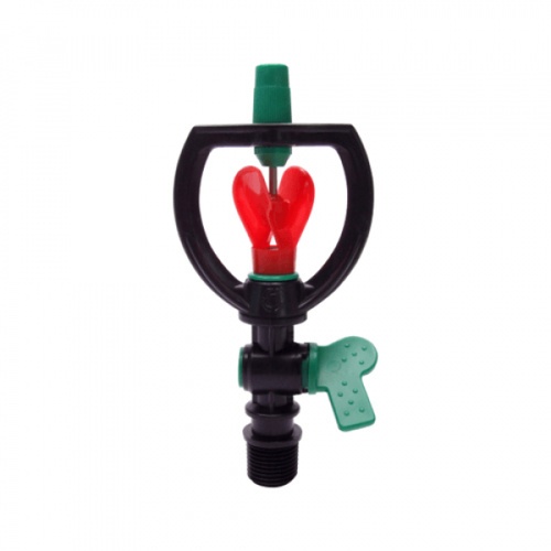 Super Products SMV-4 หัวสปริงเกลอร์แกนสแตนเลสพร้อมวาล์ว 1/2 (5 หน่วย/แพ็ค)