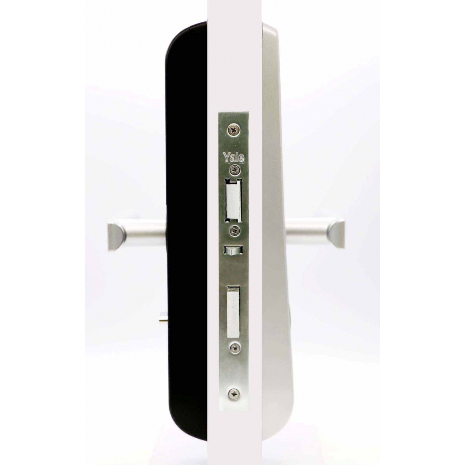 YALE ชุดล็อคระบบดิจิตอลบานสวิง รุ่น YDM3115V สีเงิน