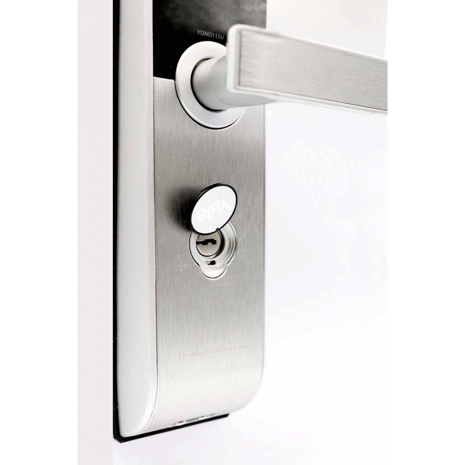 YALE ชุดล็อคระบบดิจิตอลบานสวิง รุ่น YDM3115V สีเงิน