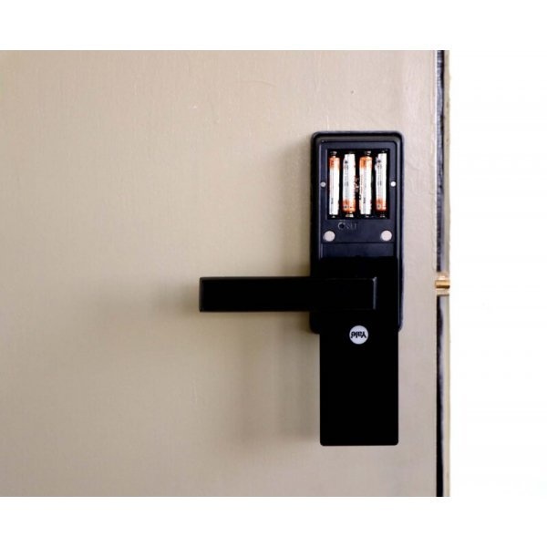 YALE ชุดล็อคระบบดิจิตอลบานสวิงประตูเปิดซ้าย รุ่น EC800-LH สีดำ