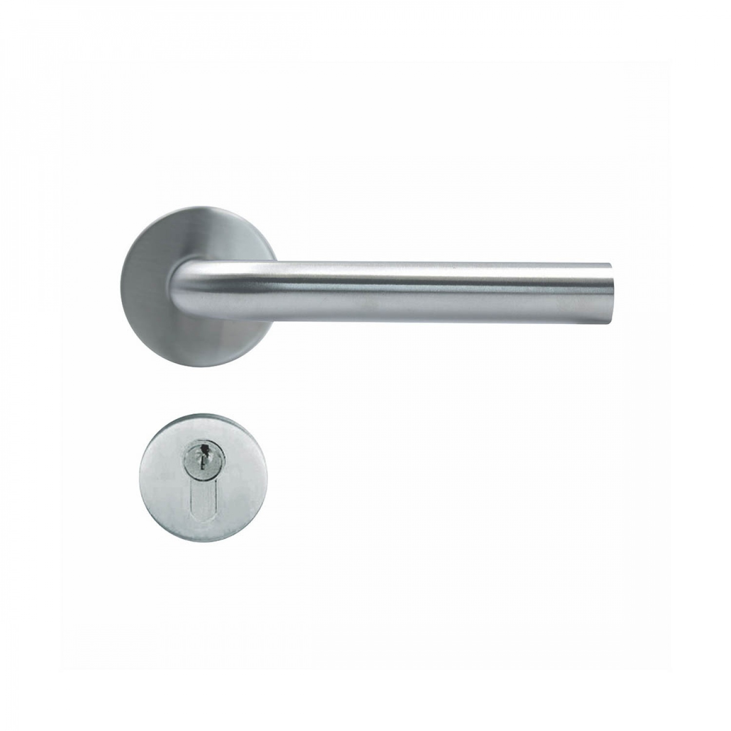 YALE มือจับก้านโยกแบบฝังในบานห้องทั่วไปสเตนเลส Mortise รุ่น EYML-YK-SN006SS สีสเตนเลส