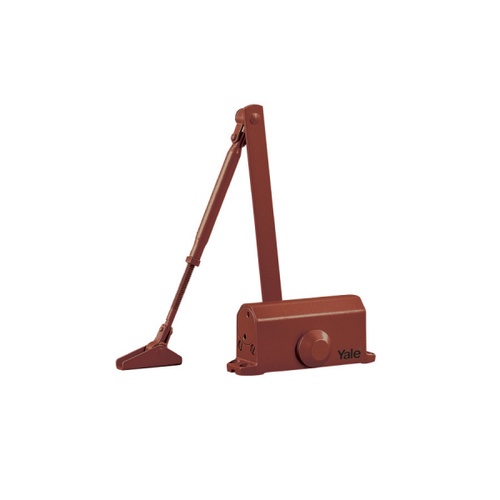 YALE โช๊คอัพประตูระบบตั้งค้างได้ รับน้ำหนัก 40 กก.รุ่น VC752H-BN สีน้ำตาล