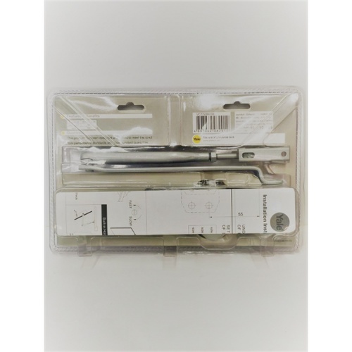 YALE โช๊คอัพประตูระบบตั้งค้างได้ รับน้ำหนัก 40-80 กก.รุ่น VC7722H-SB สีบรอนซ์