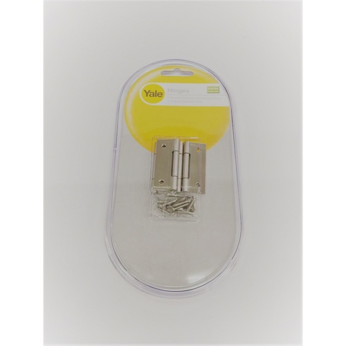 YALE บานพับเฟอร์นิเจอร์สเตนเลส 304ไม่มีแหวน 2