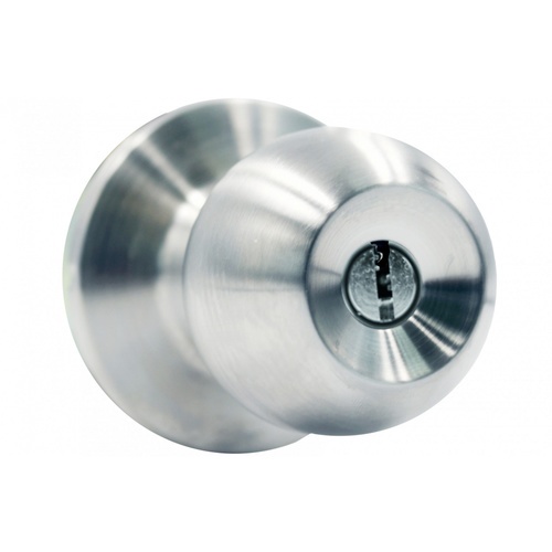 YALE ลูกบิดห้องทั่วไป หัวกลมสเตนเลส 304 จานใหญ่ รุ่น KN-VCA5227US32D สีสเตนเลส