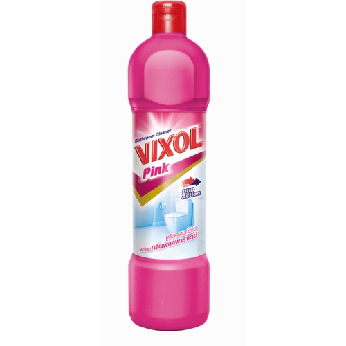 ទឹកលាងបង្គន់ Vixol ពណ៌ផ្កាឈូក 900ml