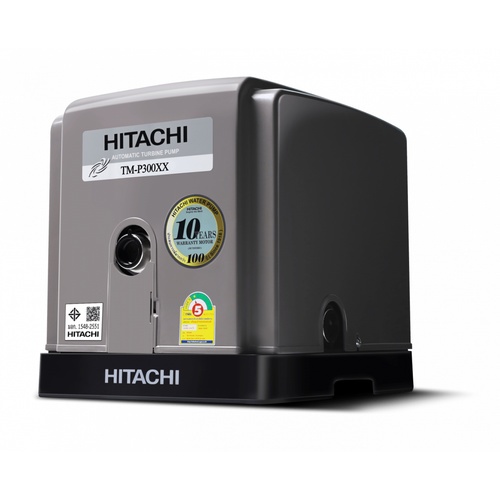 HITACHI ปั๊มน้ำอัตโนมัติแรงดันคงที่ 300W รุ่น TM-P300XX (เสียงเงียบ)