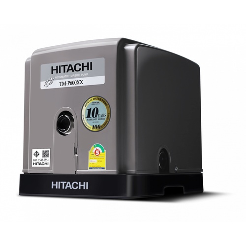 HITACHI ปั๊มน้ำอัตโนมัติแรงดันคงที่ 600W รุ่น TM-P600XX (เสียงเงียบ)