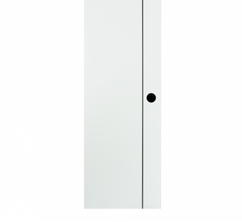 BATHIC ประตูยูพีวีซี BG1 70x180ซม. สีขาว (เจาะรูลูกบิด)
