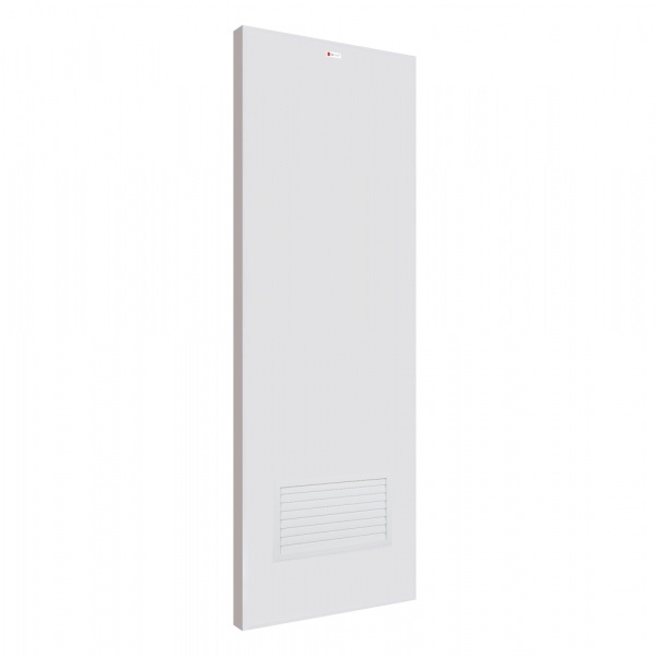 BATHIC ประตูพีวีซี BPC2 70x200 ซม. สีขาว (ไม่เจาะรูลูกบิด)