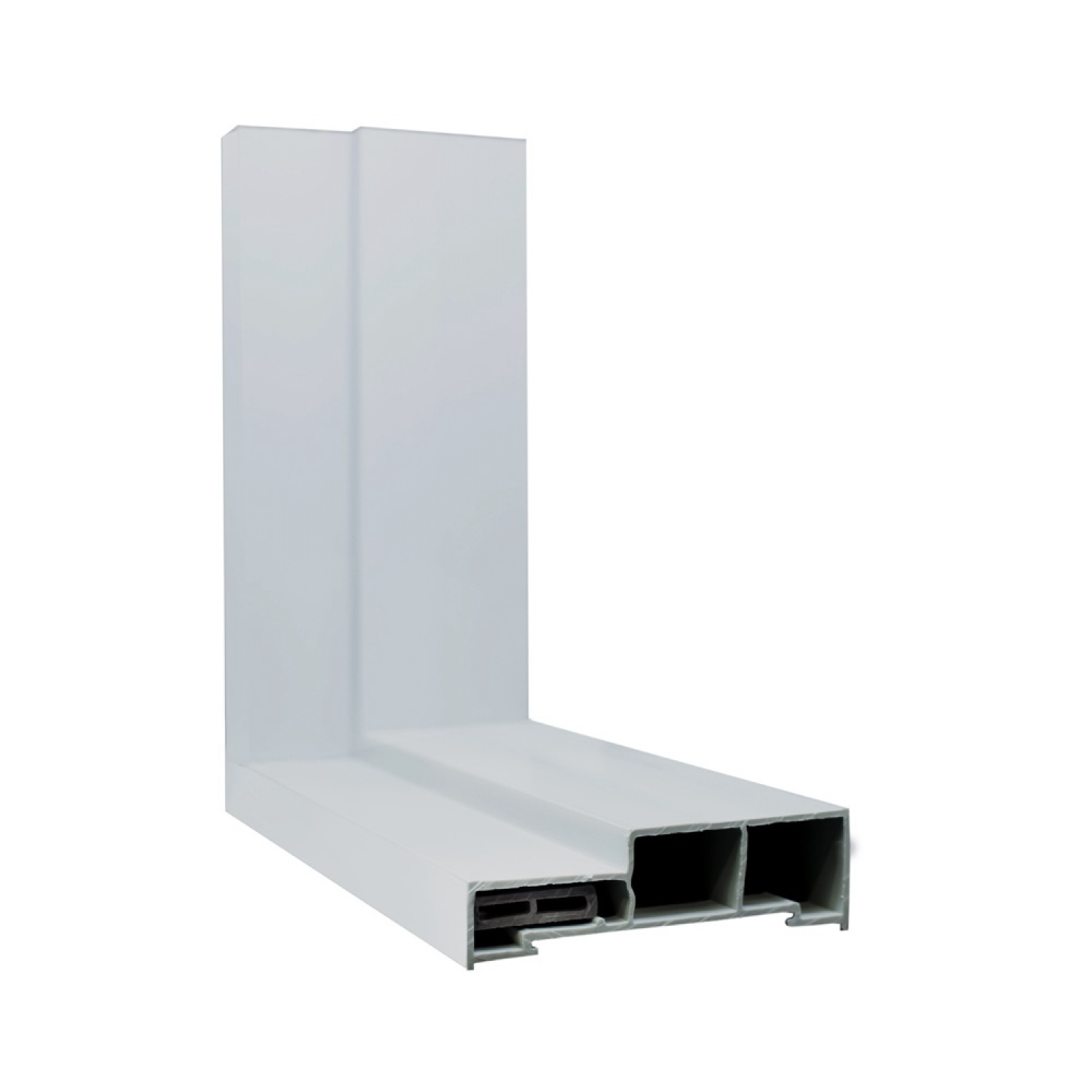 BATHIC วงกบประตู PVC  70x200 ซม.สีเทา